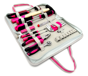 Zestaw narzędzi dla kobiet RÓŻOWY